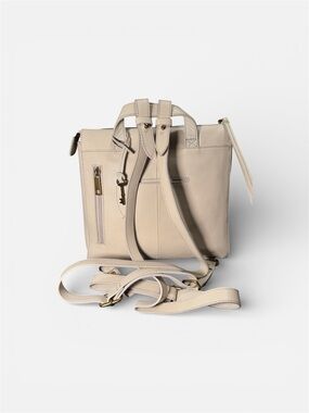 Fossil Elina Convertible Backpack Crossbody Purse 11" L x 10" W Rare White NWOT